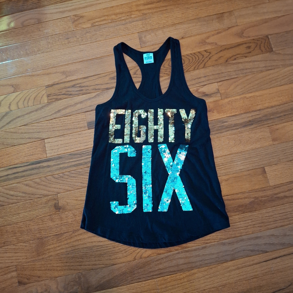 Victoria's Secret PINK Black Tank Top
